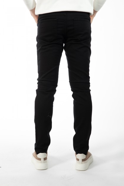 PANTALONI CHINO NEGRI SLIM FIT TWN