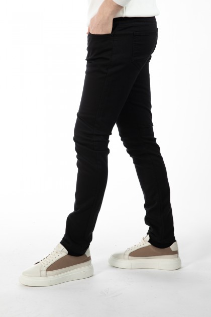 PANTALONI CHINO NEGRI SLIM FIT TWN
