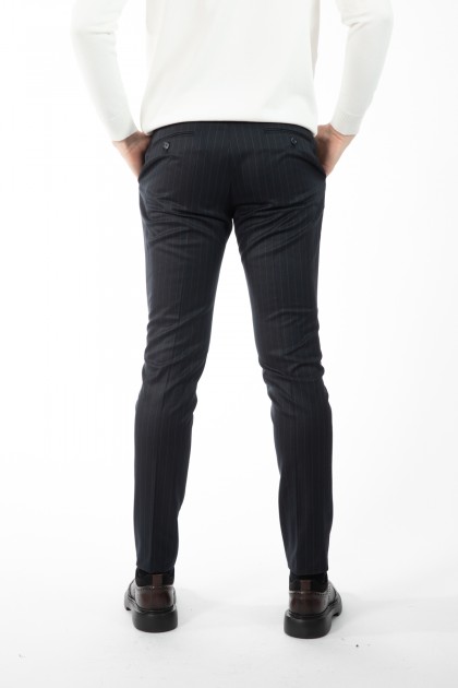 PANTALONI BLEUMARIN SLIM FIT D'S DAMAT