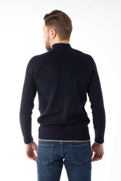 PULOVER BLEUMARIN SLIM FIT TWN