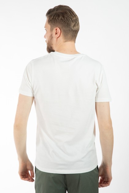 TRICOU ECRU SLIM FIT TWN