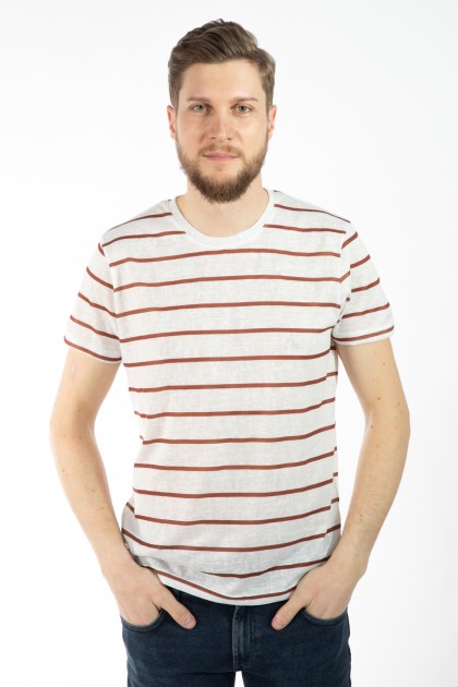 TRICOU PORTOCALIU REGULAR FIT D'S DAMAT